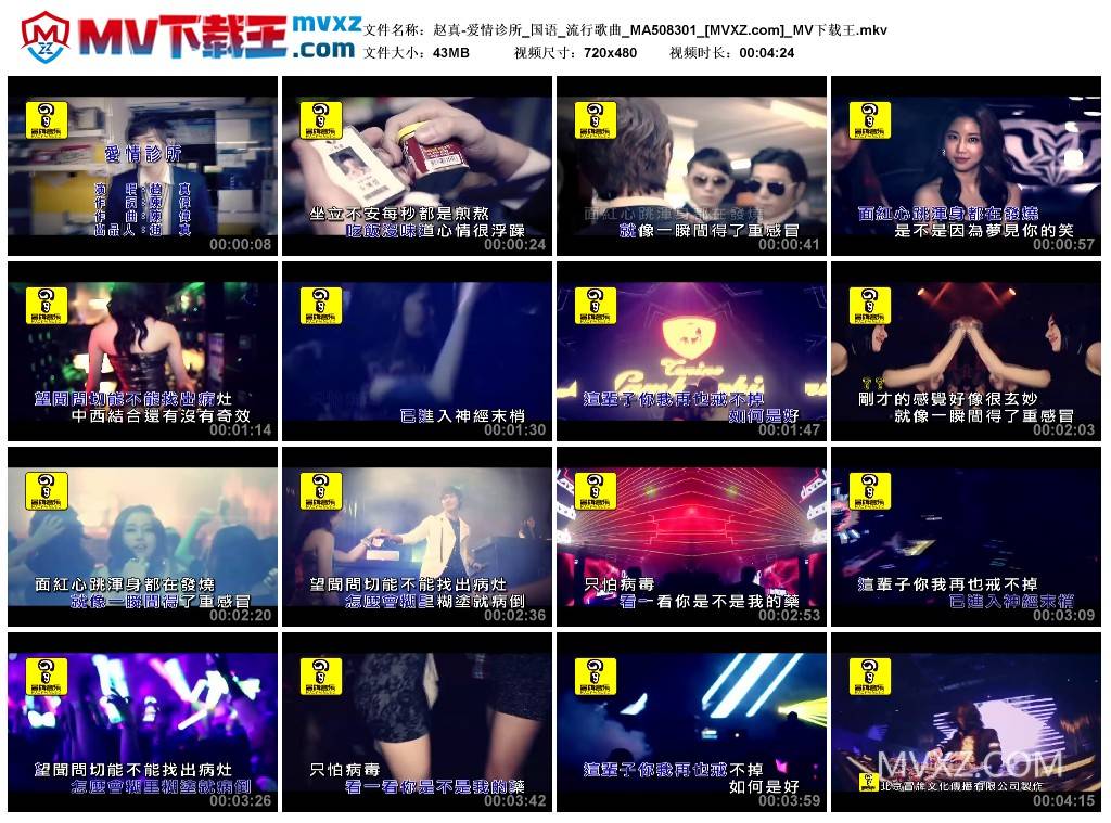 赵真-爱情诊所_国语_流行歌曲_MA508301